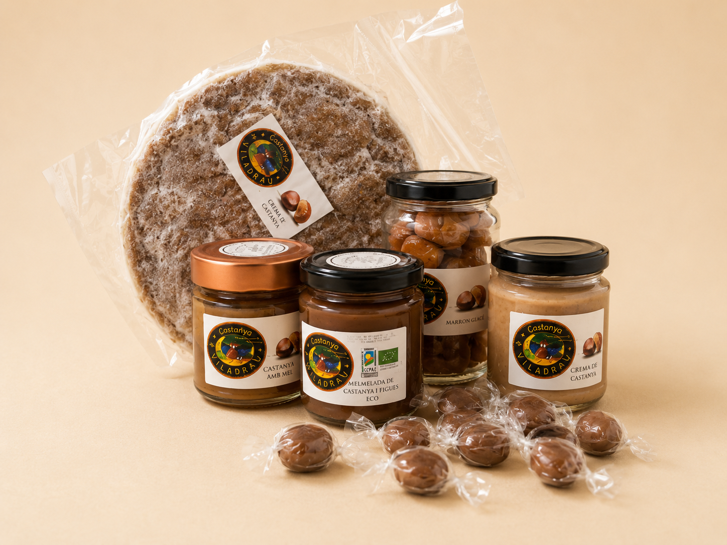 Selecció de productes artesans de Castanya de Viladrau per regalar