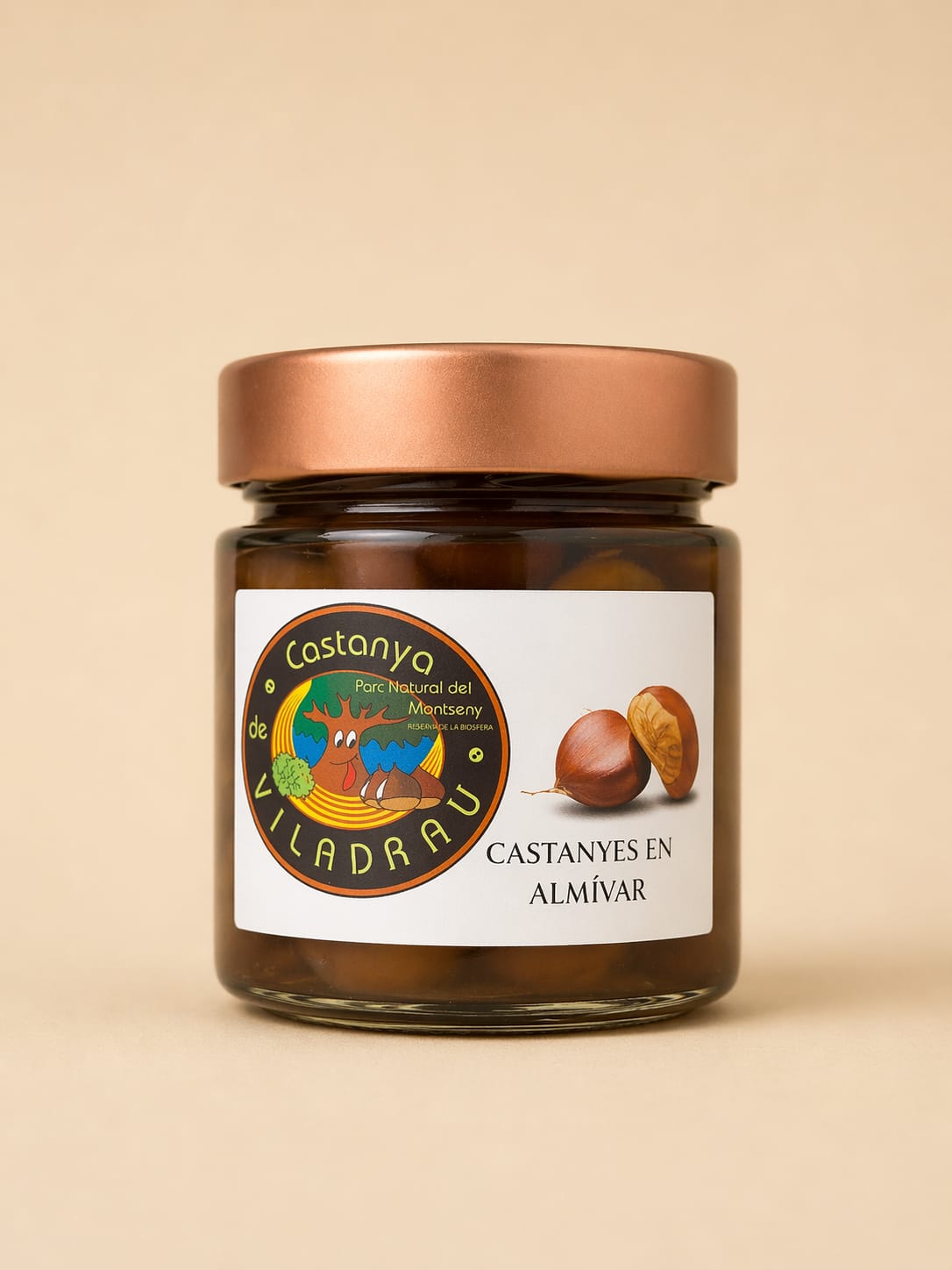 Castaña en almíbar